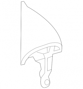 Door mirror plug, inner front left, Audi Q8 19-25