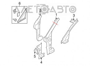Quarter front left Subaru b10 Tribeca silver