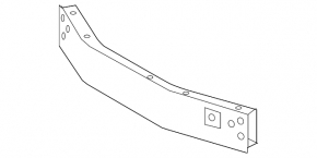 Front bumper reinforcement for Toyota C-HR 18-23 Turkey built