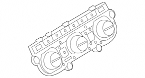 Climate control VW Golf 15-21
