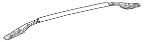 Longitudinal roof rails with pads Lexus RX350 RX450h 10-15