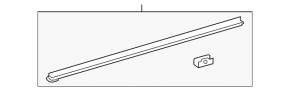 Inner rear left glass seal for Toyota Camry v55 15-17 USA