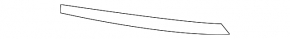 Front bumper molding right Acura TLX 15-17 prerest chrome