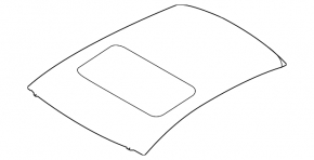 Metal roof Nissan Altima 19-24 under the hatch