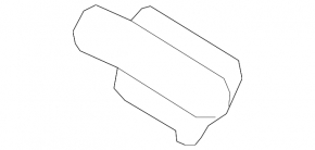Left tailgate hinge Hyundai Santa FE 19-23 KOR