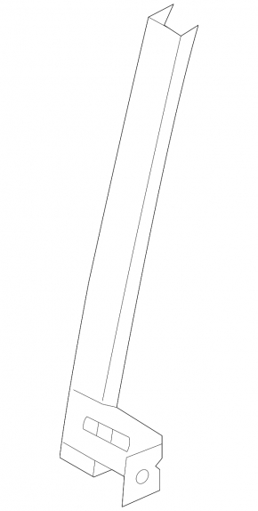 Front Right Door Glass Guide Nissan Rogue 14-20 Front