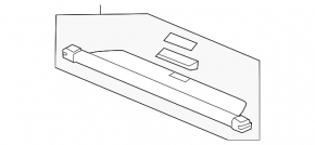 Trunk curtain Honda CRZ 11-16