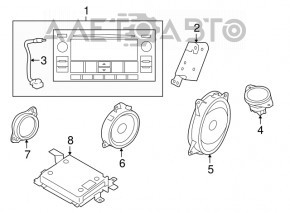 Monitor, display, navigation Subaru Forester 14-18 SJ