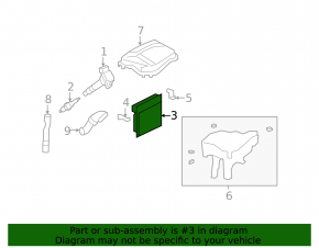 Block ECU engine computer Lexus LS460 07-12