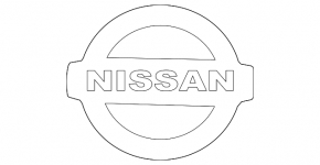 Nissan Rogue Sport 17-22 Tailgate Badge Emblem