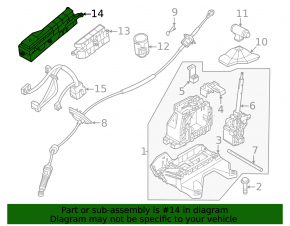Left central console button block Kia Niro 23- HEV, EV with heated and ventilated seats