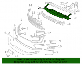 Front bumper protection for Porsche Macan 22-26 rest, rear