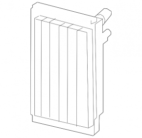 Heater evaporator 3 row Kia Sorento 16-20