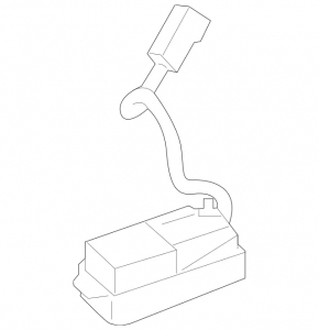 Right side mirror illumination for Mercedes GLC 16-22