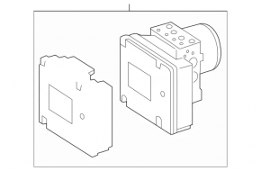 ABS ABS Mercedes GLS-class X166 13-19