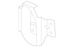 Front pillar bracket left Mercedes X167 GLS 450 580 20-26