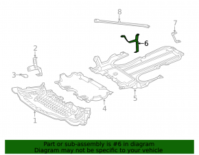 Right engine protection bracket for Mercedes W213 E 17-20