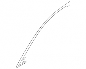 Upper door molding front right Mazda 6 13-17