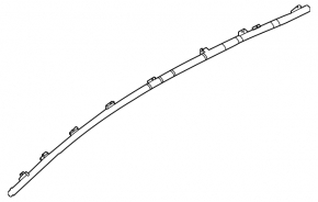 Left side curtain airbag for Nissan Ariya 23-25