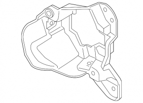 Left fog light bracket for Mazda CX-5 13-16