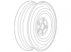 Spare tire spare wheel Chevrolet Cruze 11-16 R16