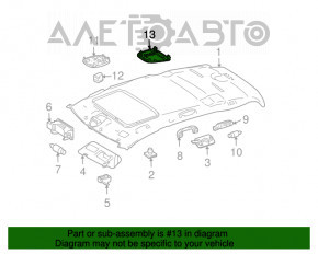 Ceiling light passenger Mercedes W164 ML