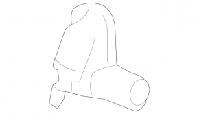 Left washer nozzle Mercedes X164 GL W164 ML