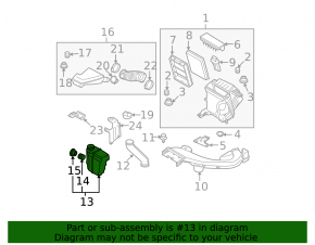 Nissan Rogue 08-15 Garbage Container