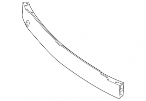 Mercedes CLA 14-19 front bumper reinforcement