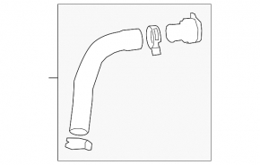 Cooling pipe lower Kia Forte 19-24 2.0