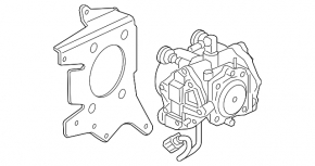 Volvo XC90 16-23 T8 Electric Brake Master Cylinder Vacuum Pump
