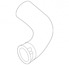 Intercooler pipe left first Volvo XC90 16-22 T5, T6