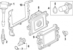 Honda CRV 23- 1.5T Engine Computer ECU Bracket