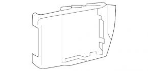Blind Spot Sensor Cover BSM Right Audi A6 C8 19-