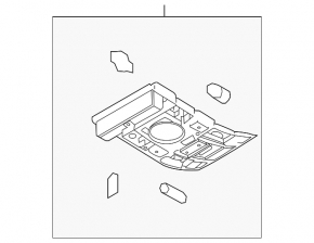 Front Ceiling Light Audi Q7 4L 10-15