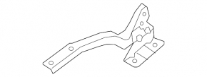 Right hood hinge for Nissan Kicks 18-25