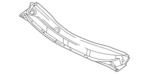 Windscreen wiper grille plastic Nissan Versa 12-19 usa