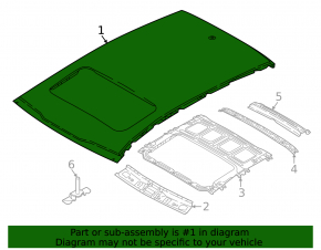 Metal roof Kia Niro 23 - under the hatch