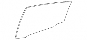 Glass door rear right Toyota Prius 50 Prime 17-22