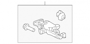 Acura MDX 14-20 Gas Door Lock Without Cable