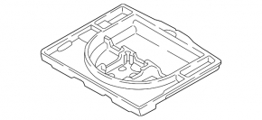 Kia Sportage 17-22 trunk tray