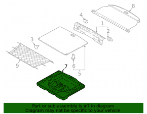 Kia Sportage 17-22 trunk tray