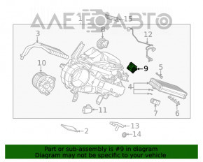Actuator motor drive rear heater ventilation Toyota Highlander 20-