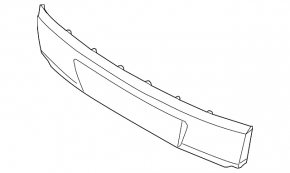 Lower trunk door trim Hyundai Tucson 16-18 prerest