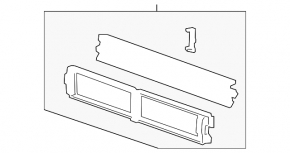 Radiator deflector blinds Chevrolet Cruze 11-15 complete with grille