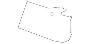 Bracket behind the grille of the front bumper left Porsche Cayenne 958 11-14