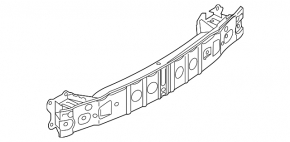 Mazda3 MPS 09-13 rear bumper reinforcement