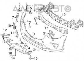 Front Bumper Guard Mazda CX-5 13-16