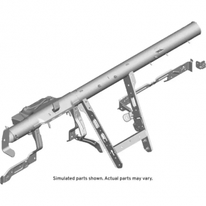 Under-torpedo pipe reinforcement Chevrolet Cruze 11-16