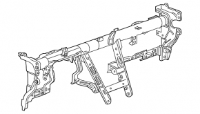 Under-torpedo pipe reinforcement Chevrolet Cruze 11-16